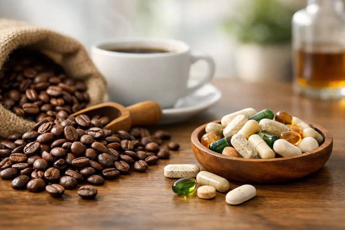How to Combine Coffee Beans and Functional Tablets